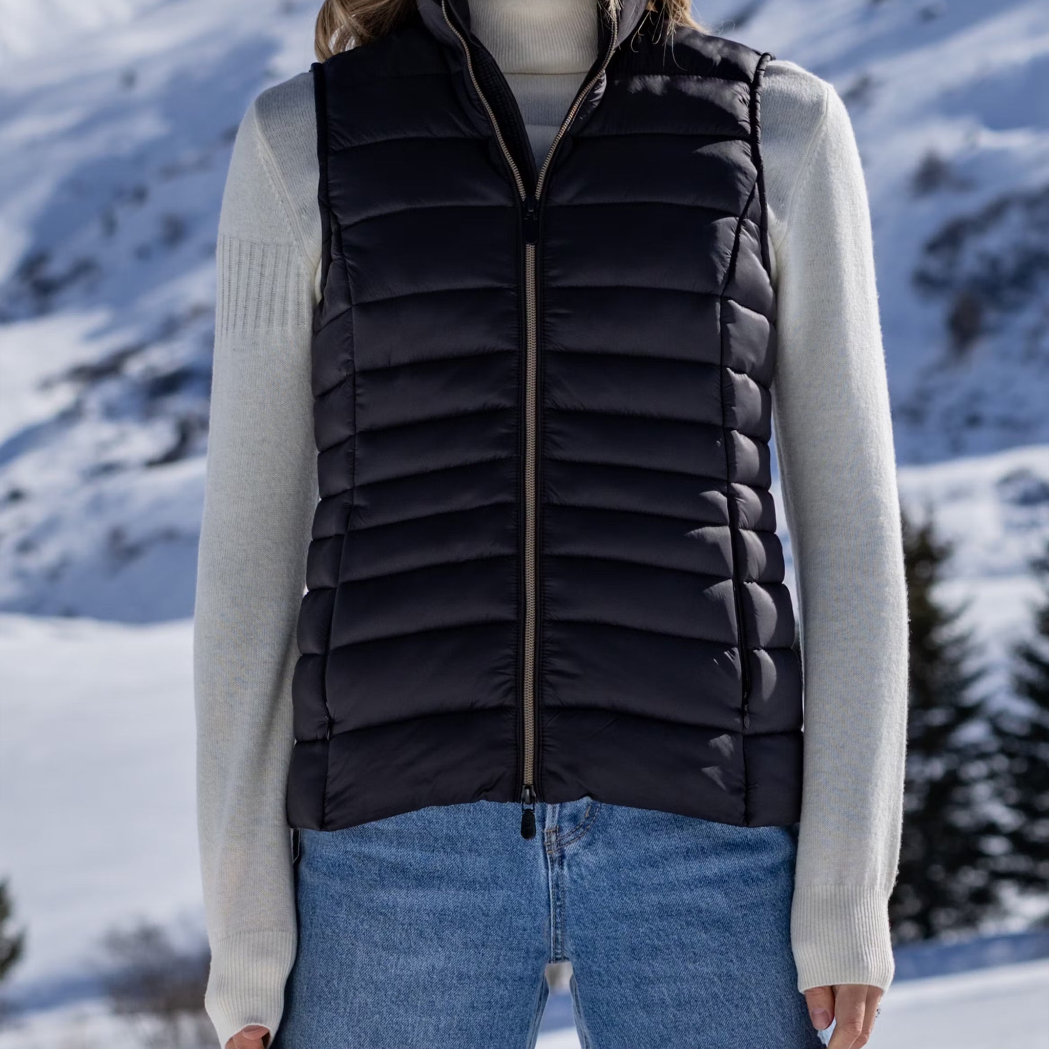 Frauen Gilet Flurina black