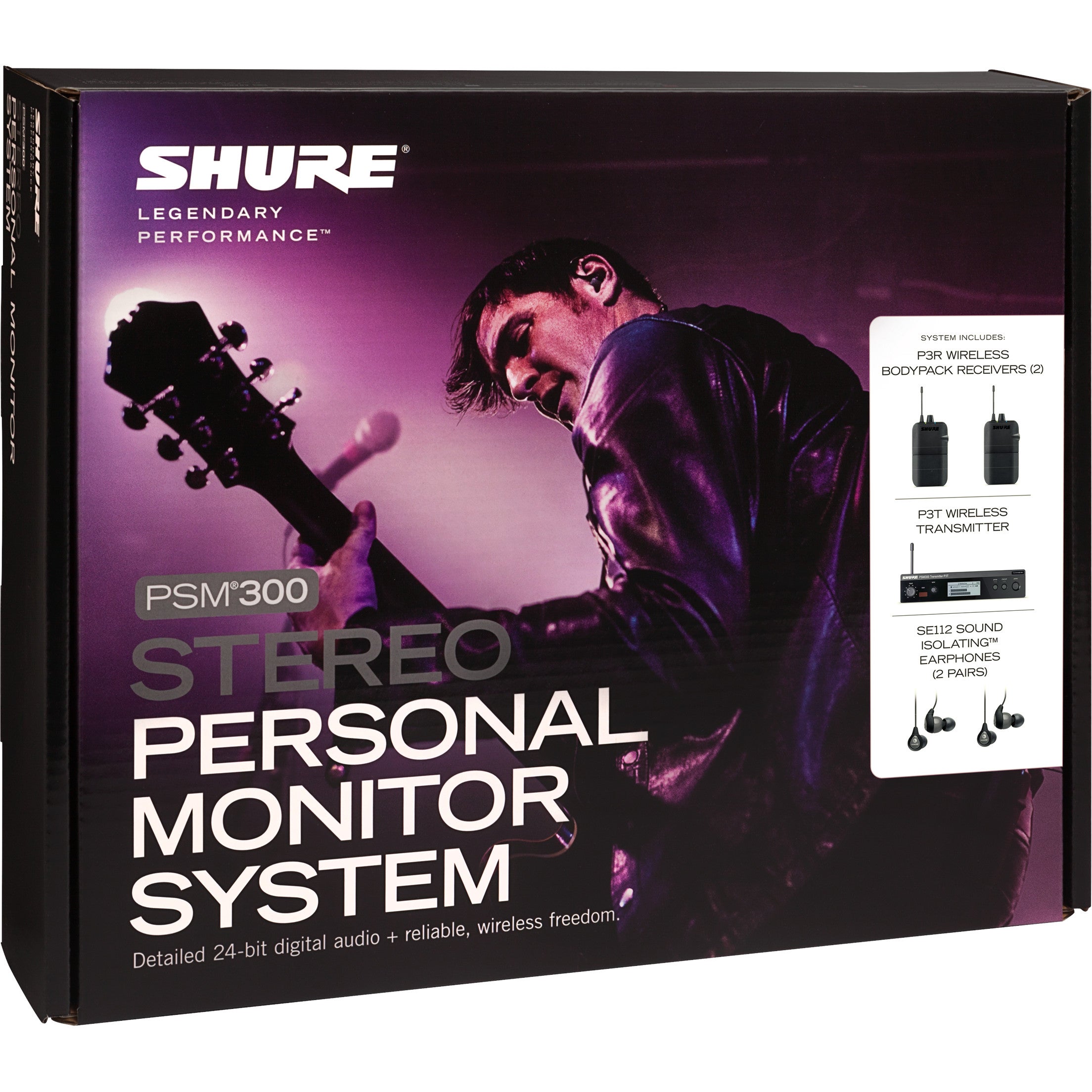 Shure PSM300 Twin Pack Stereo in-ear monitoring (T11: 863-865 MHz)