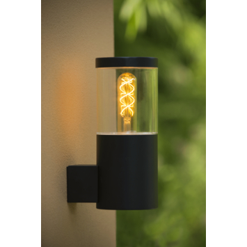 Lucide Fedor Wandlamp Buiten zwart
