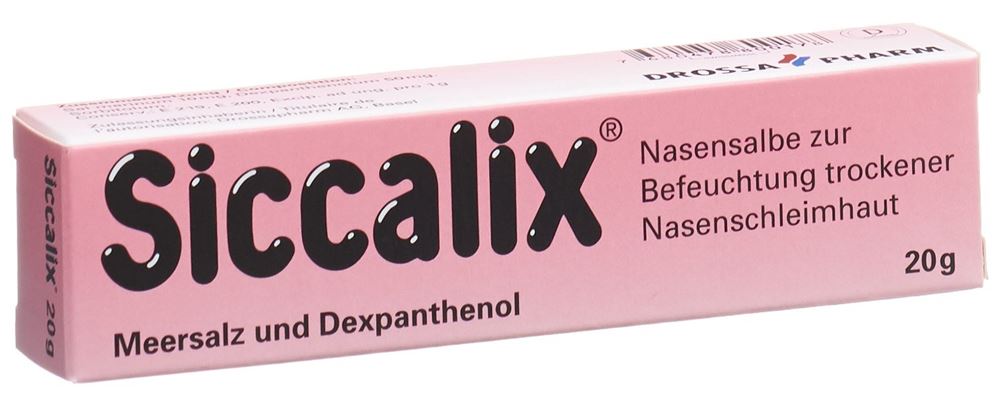 SICCALIX Nasensalbe Tb 20 g<br>20 g, Tube, Nasensalbe