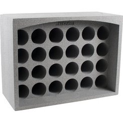 Porte-bouteilles OPTI'CAVE 24 bouteilles, polystyrène, gris