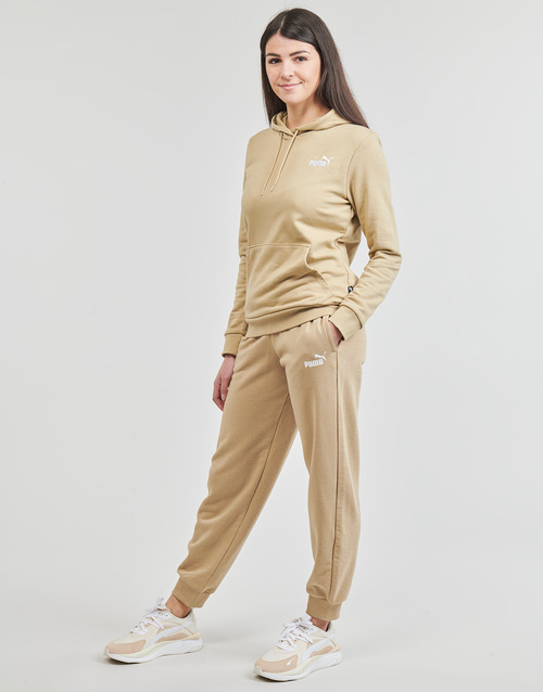 Puma - ESS+ EMBROIDERY HOODIE TR - Camel