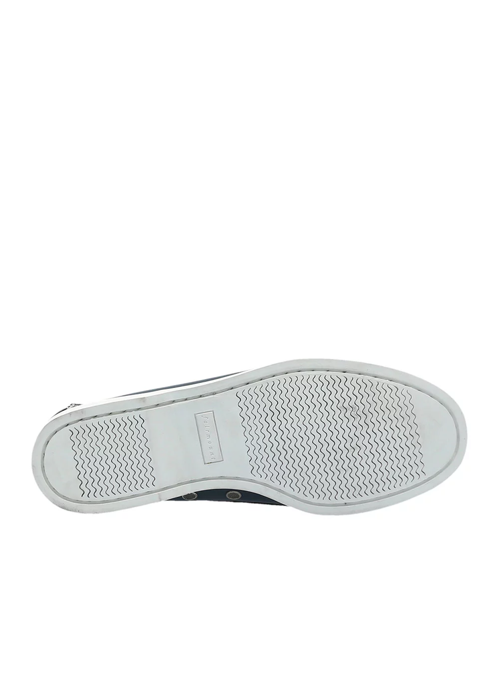 BOAT SHOE CUIR MARINE