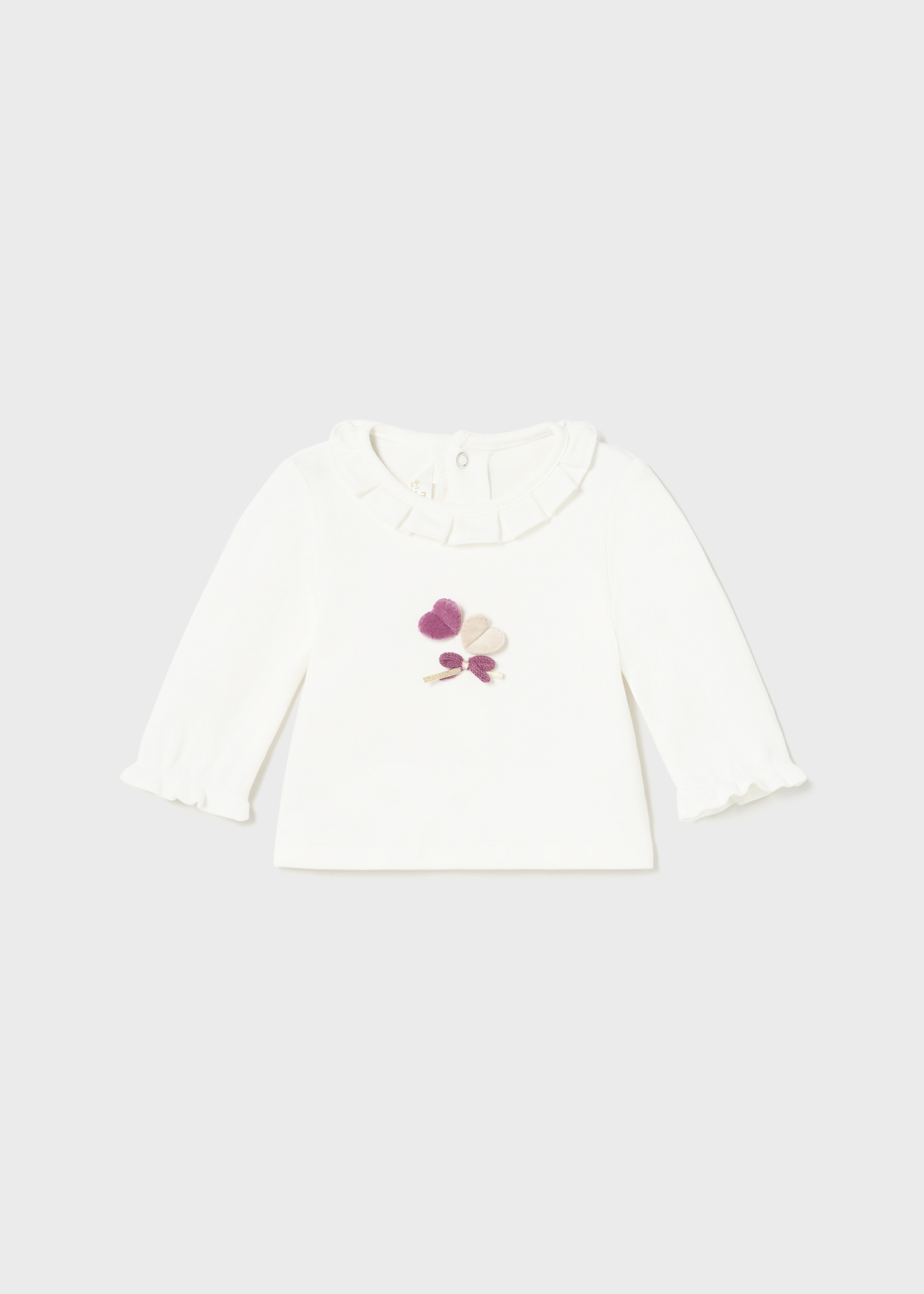Conjunto de malha de algodão Better Cotton de 3 peças para recém-nascido