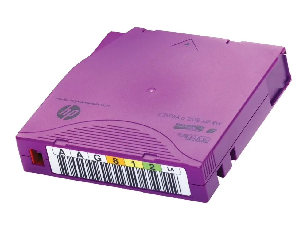 HPE RW Data Cartridge - 20 x LTO Ultrium 6 - 2.5 TB / 6.25 TB - skrivemærkater - lilla - for StorageWorks SAS Rack-Mount Kit; StoreEver MSL2024, MSL4048, MSL8096; StoreEver 1/8 G2