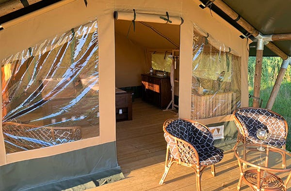 Camping im Tierpark Warden