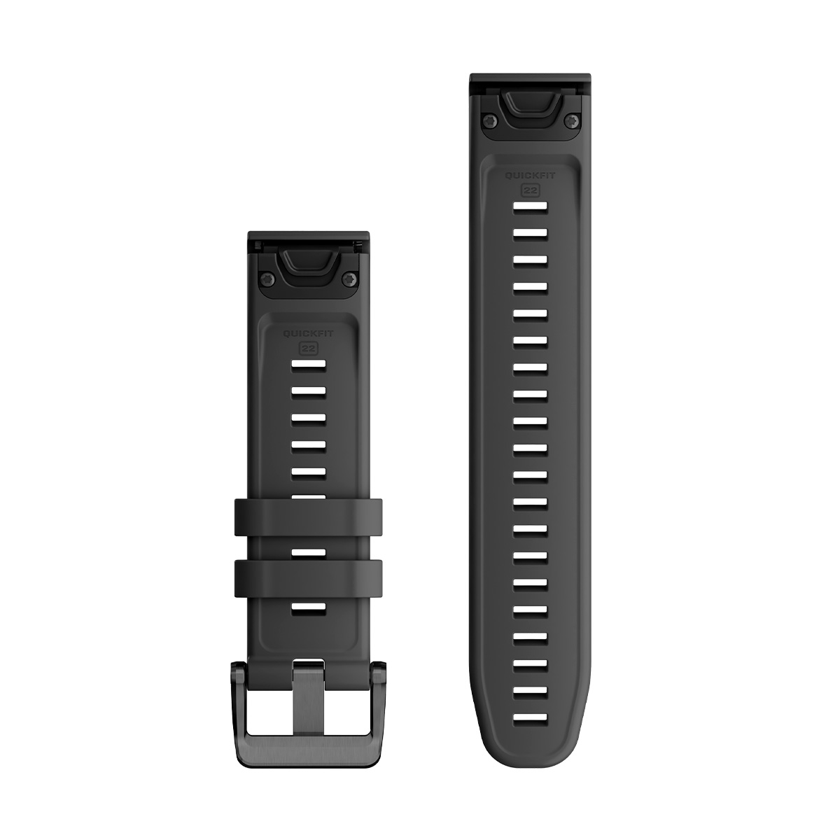 Garmin QuickFit 22mm silikone urrem (Graphite)