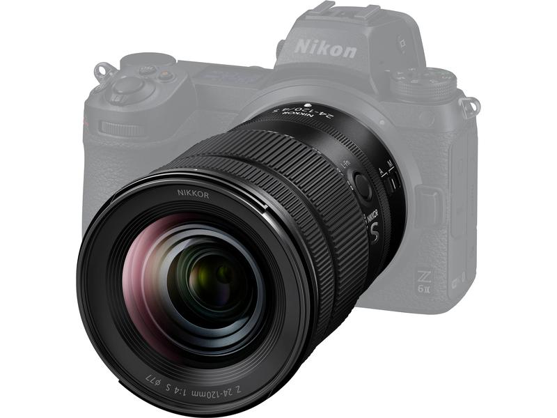 Nikon Zoomobjektiv NIKKOR Z 24-120mm F/4 S Nikon Z Äusserst vielseitiges Weitwinkel-Tele-Zoomobjektiv