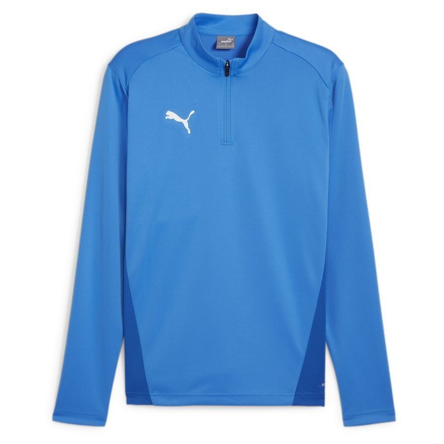 PUMA Maillot d'Entraînement teamGOAL Fermeture Éclair 1/4 - Bleu/Blanc/Bleu