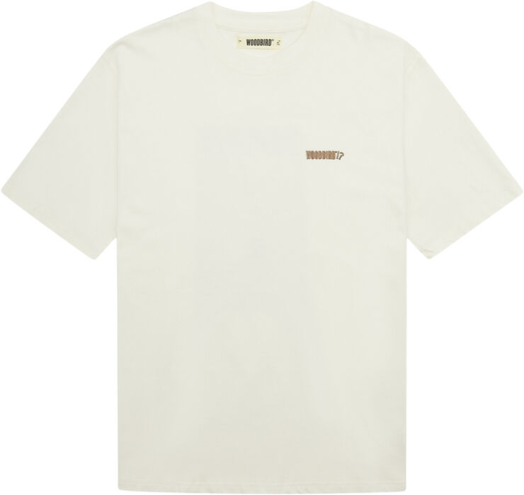 Woodbird WBBaine Photo Tee Off white