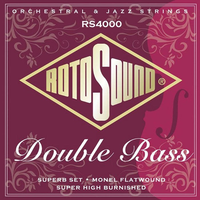 Rotosound RS4000M flatwound snarenset voor contrabas