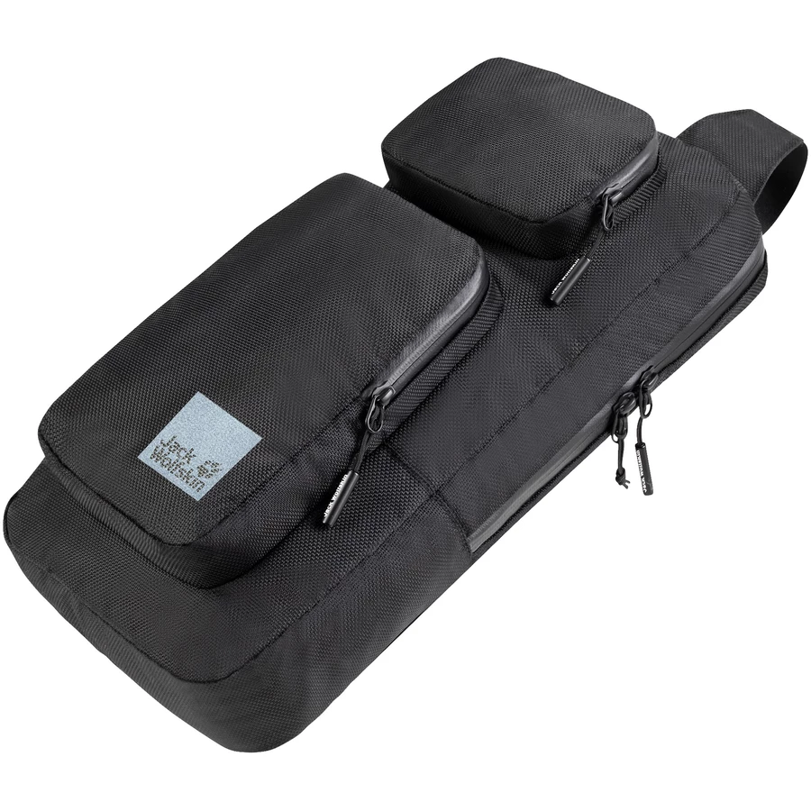 Jack Wolfskin Lyon Cross Over - Umhängetasche 40 cm ultra black