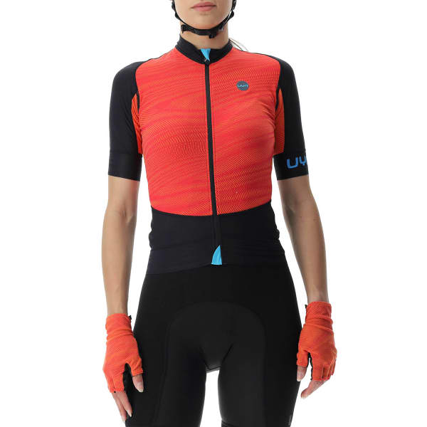Maillot vélo UYN LADY ALLROAD AEROFIT OW SHIRT JAFFA PINK
