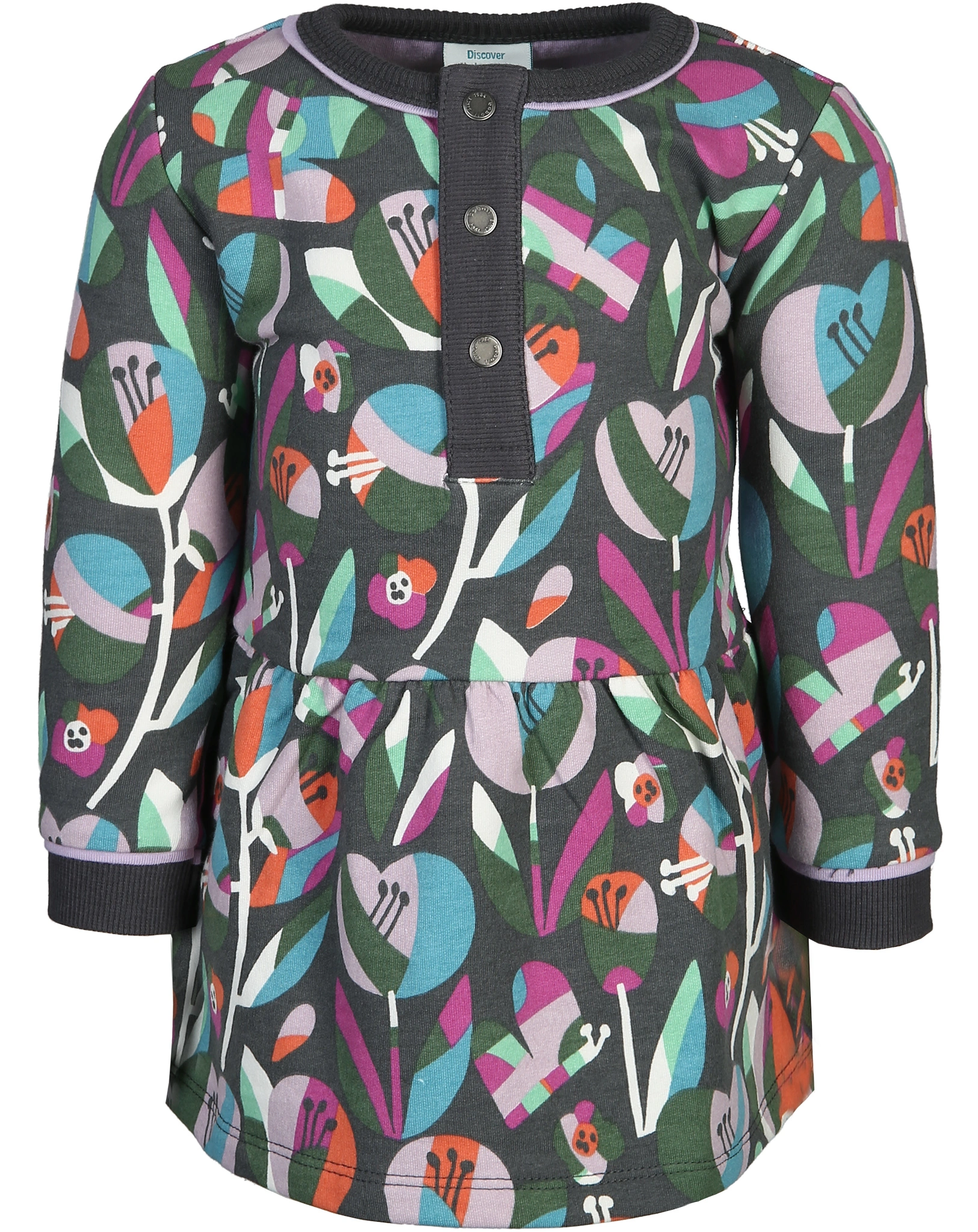 Langarmkleid FOLLAJE in bunt