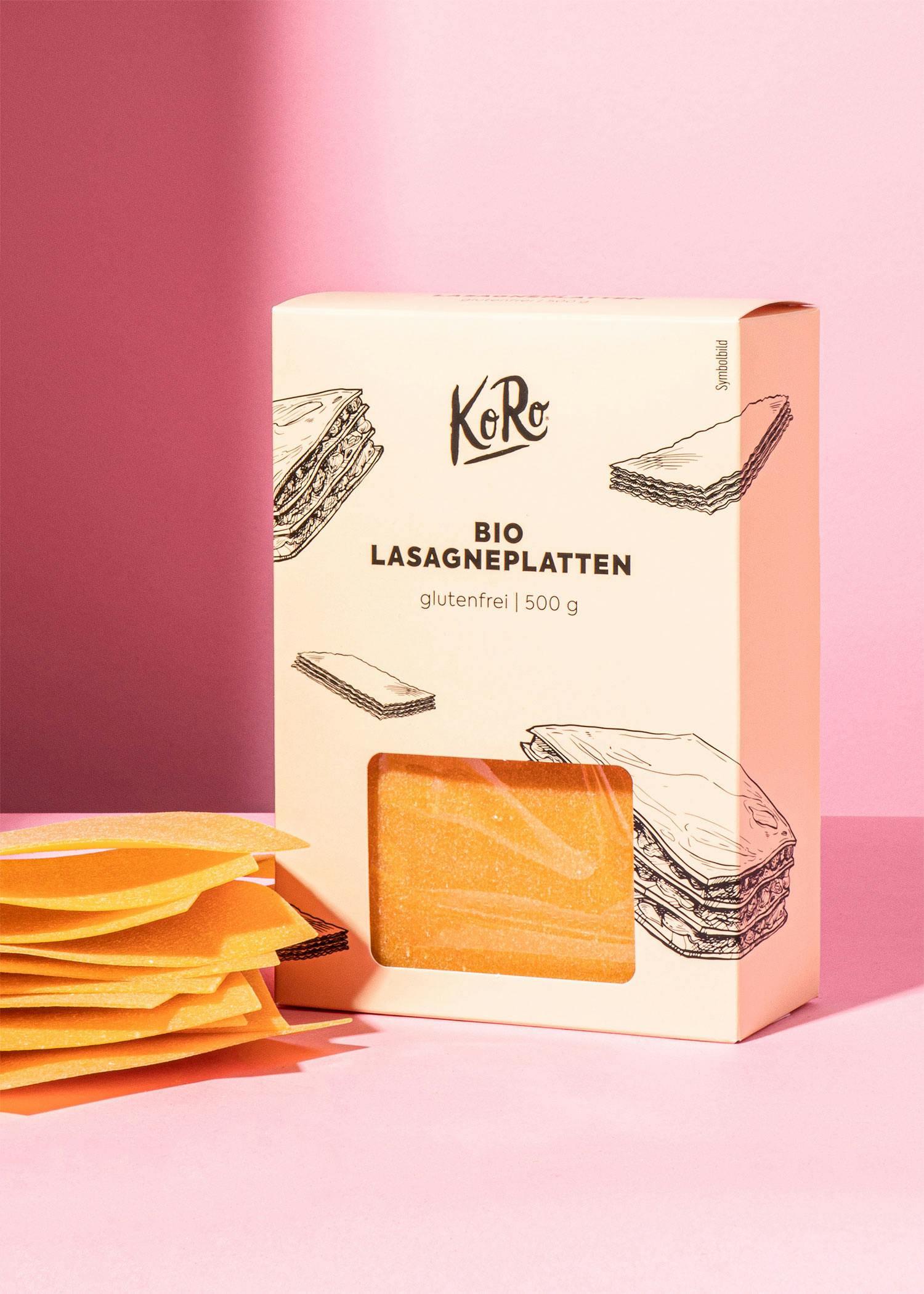 Glutenfreie Bio Lasagneplatten 500 g