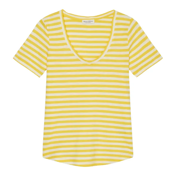 Marc O'Polo Striped V-neck Shirt Dames
