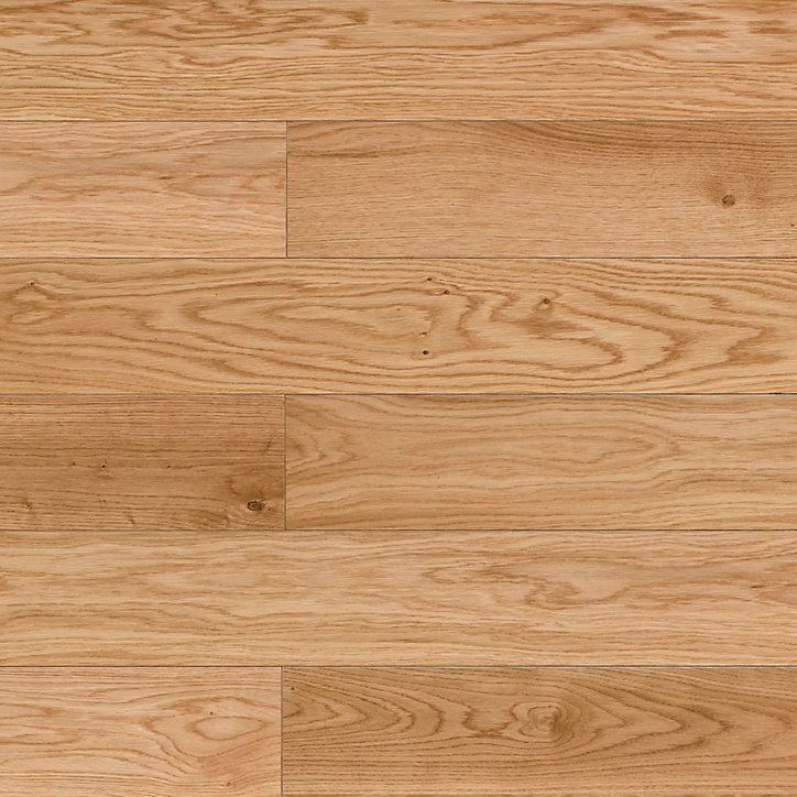 Parquet contrecollé clipsable Marigny L 119 cm en chêne français verni blond