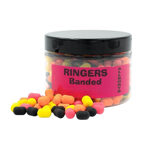 Dumbells Ringers Banded Allsorts 6mm (100g)