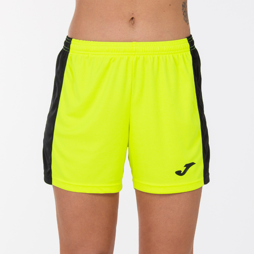 Joma Maxi Shorts Amarelo Fluorescente Preto