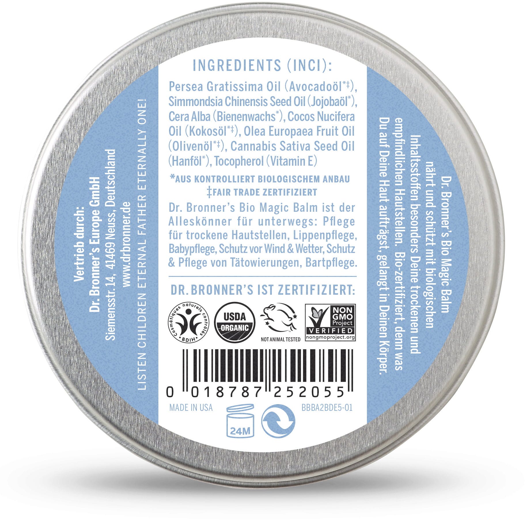 Dr. Bronner's  Magic Balm Baby-Mild, 60 g