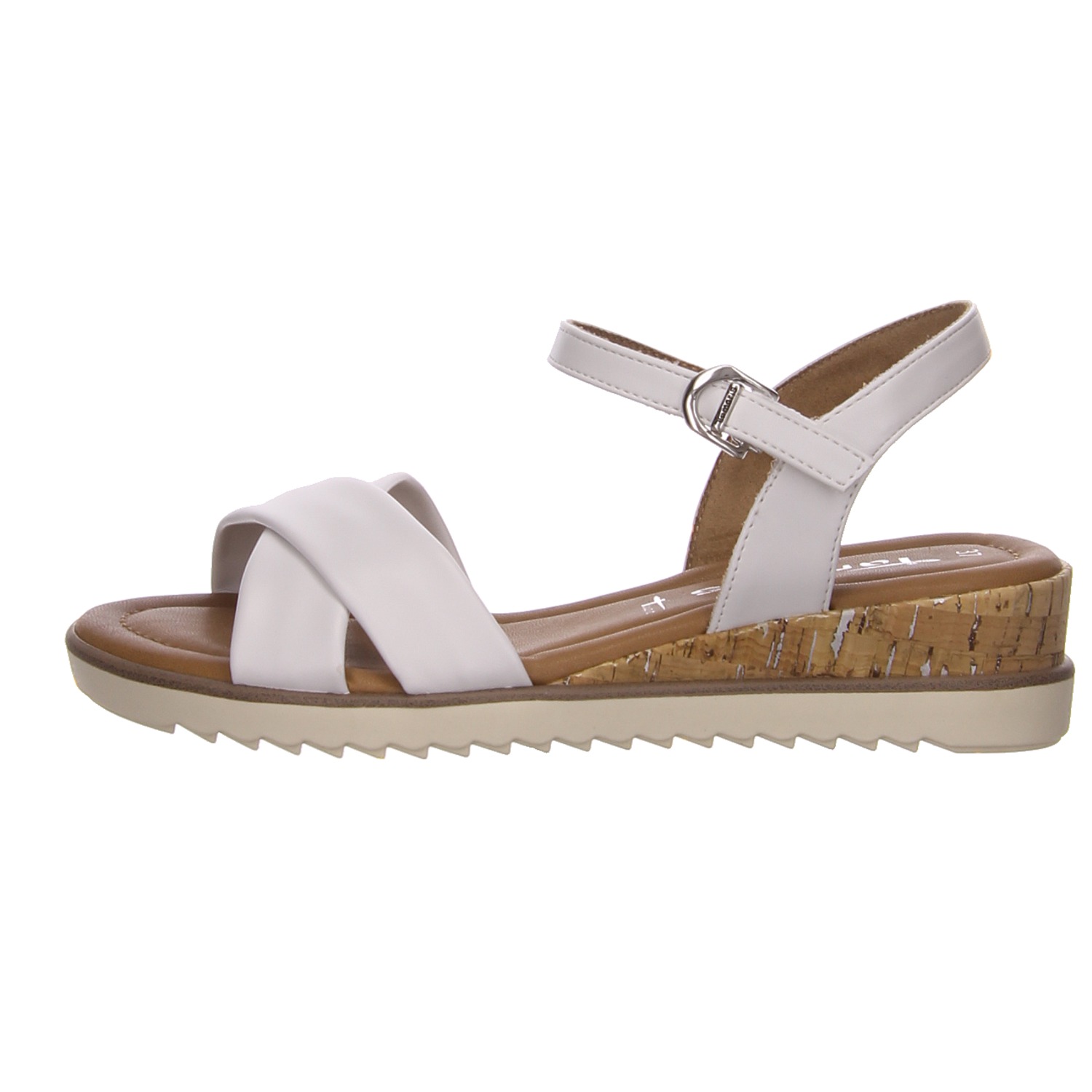 Tamaris Sandaletten white weiss/weiss kombi