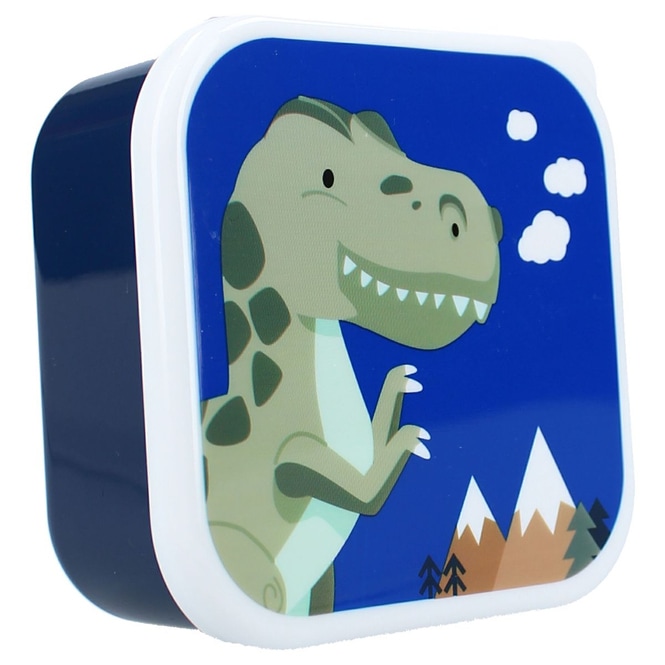 Prêt - Snackbox - Eat Drink Repeat - 3-er Set - Dino