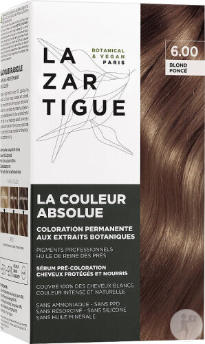 Lazartigue Couleur Absolue Coloration Permanente Aux Extraits Botaniques 6.00 Blond Foncé 1 Kit