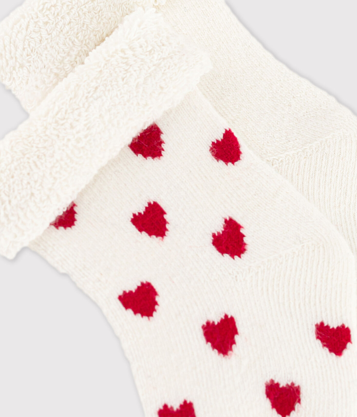 Lot de 2 paires de chaussettes bébé en tricot