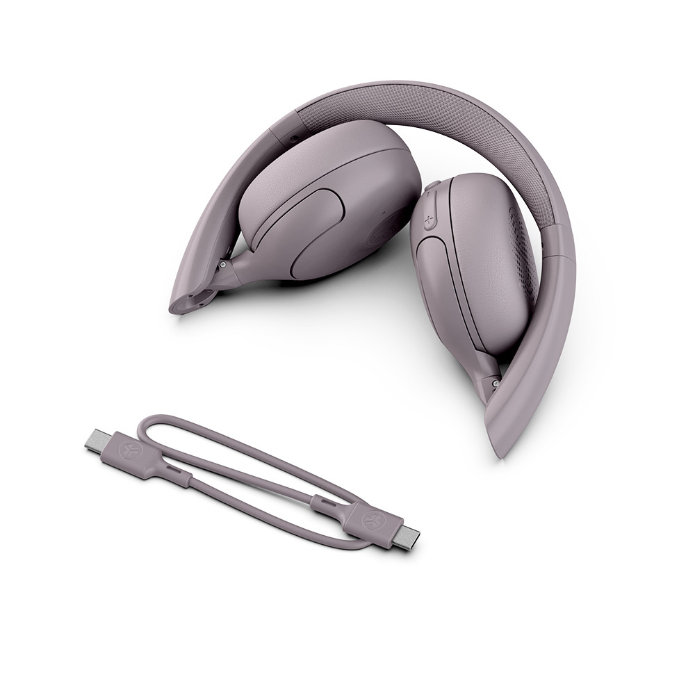 Go Lux Bluetooth 5.4 On-Ear Kopfhörer Wireless Headset mit Active Noice Cancellation ANC (IEUHBGOLUXANCRMVE93) - Mauve
