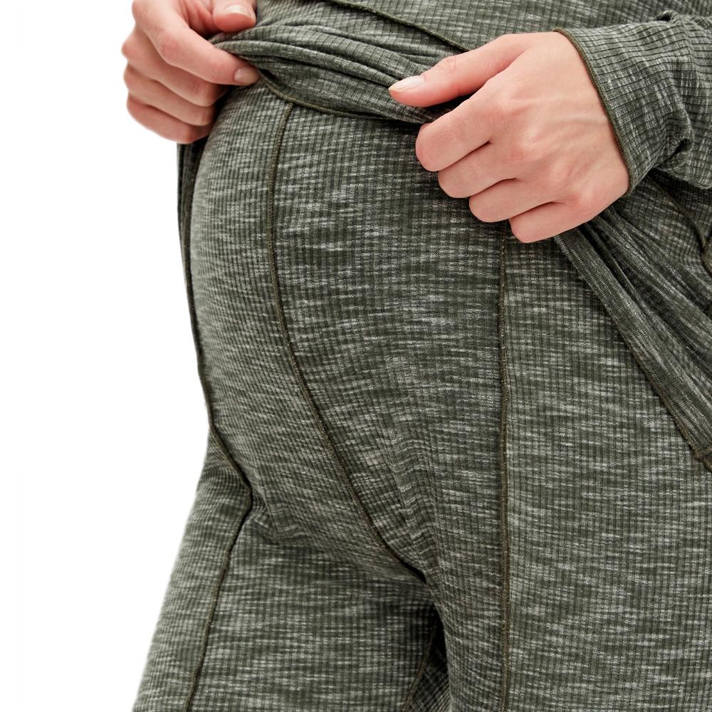 Mamalicious Legging de Grossesse Gris/Noir Femme Mamalicious Reeve