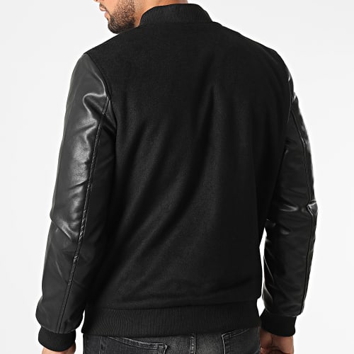 Veste Teddy Noir