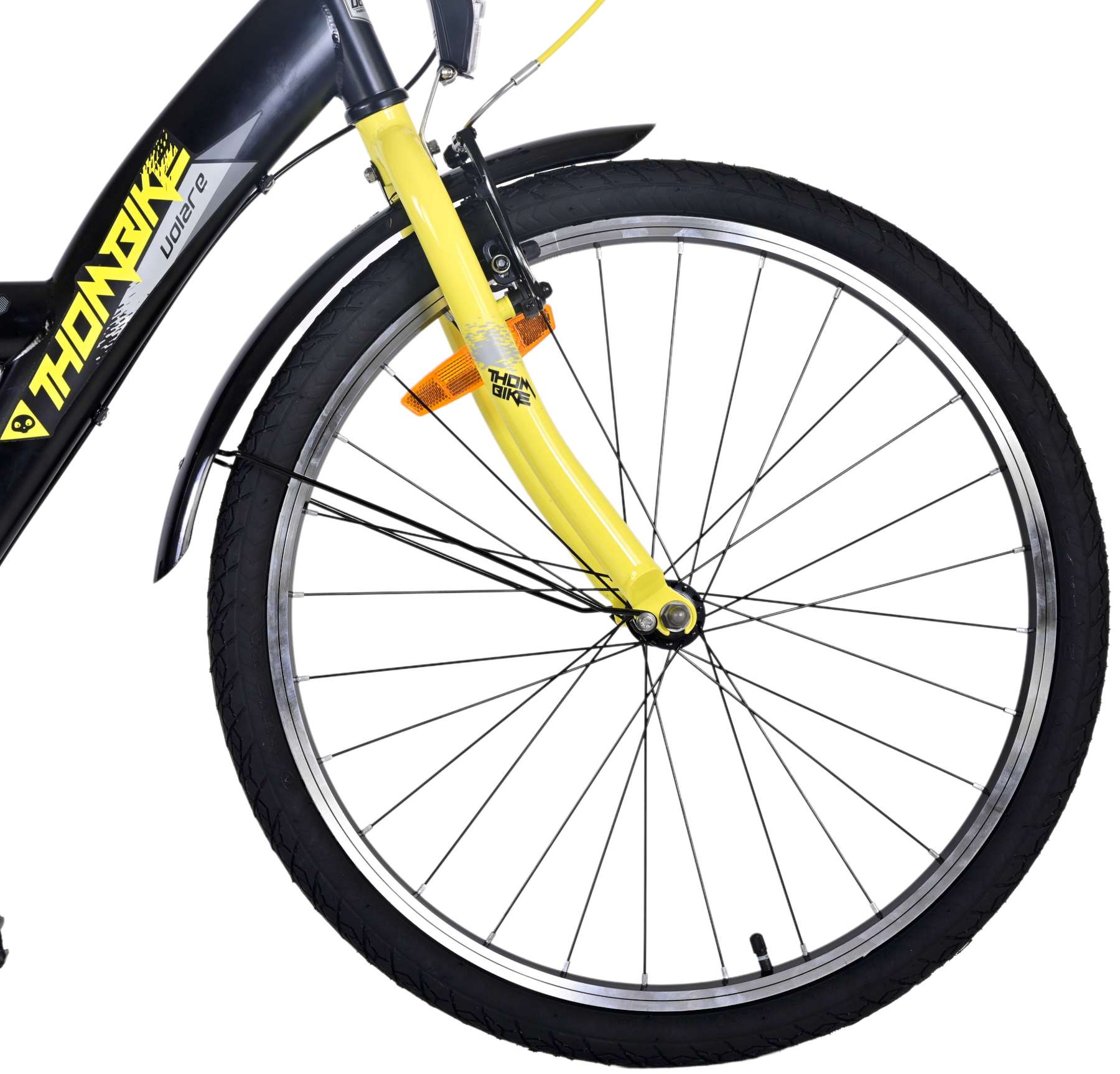 TPFSports Thombike Kinderfahrrad - Jungen - 24 Zoll - Rücktritt + Handbremse - 3 Gänge - Blau