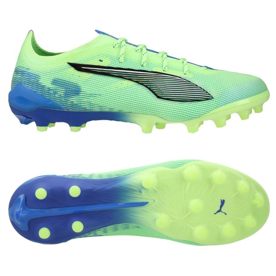 PUMA Ultra 5 Ultimate AG Lights Out - Fizzy Apple/Blanc/Bleu