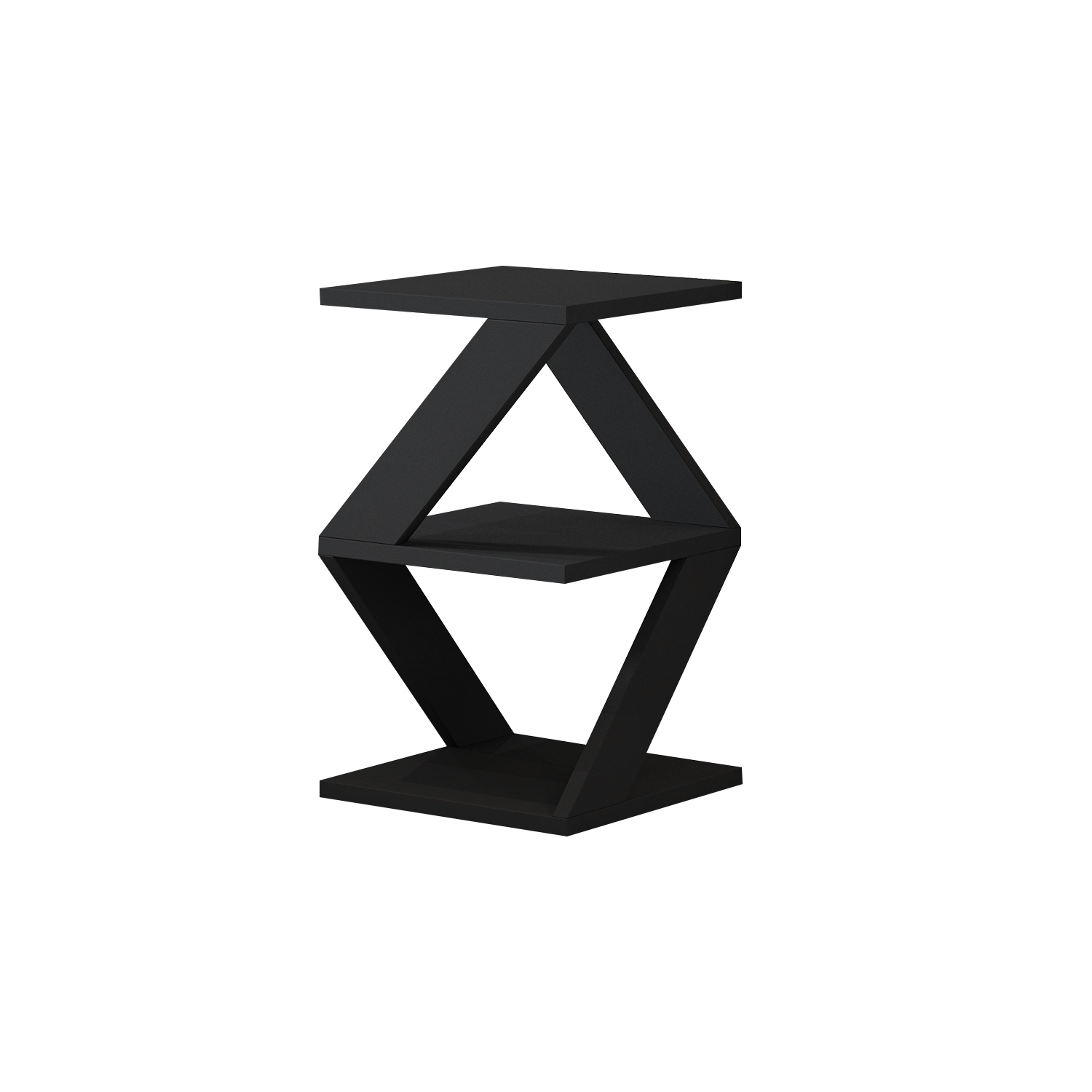 Beistelltisch - grau - 54,2 cm hoch