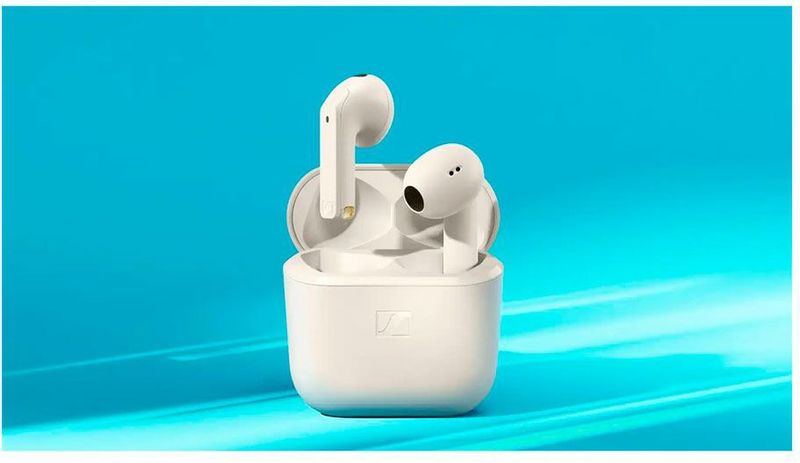 Sennheiser - ACCENTUM - Draadloze Oordopjes - Crèmewit - Bluetooth 5.3