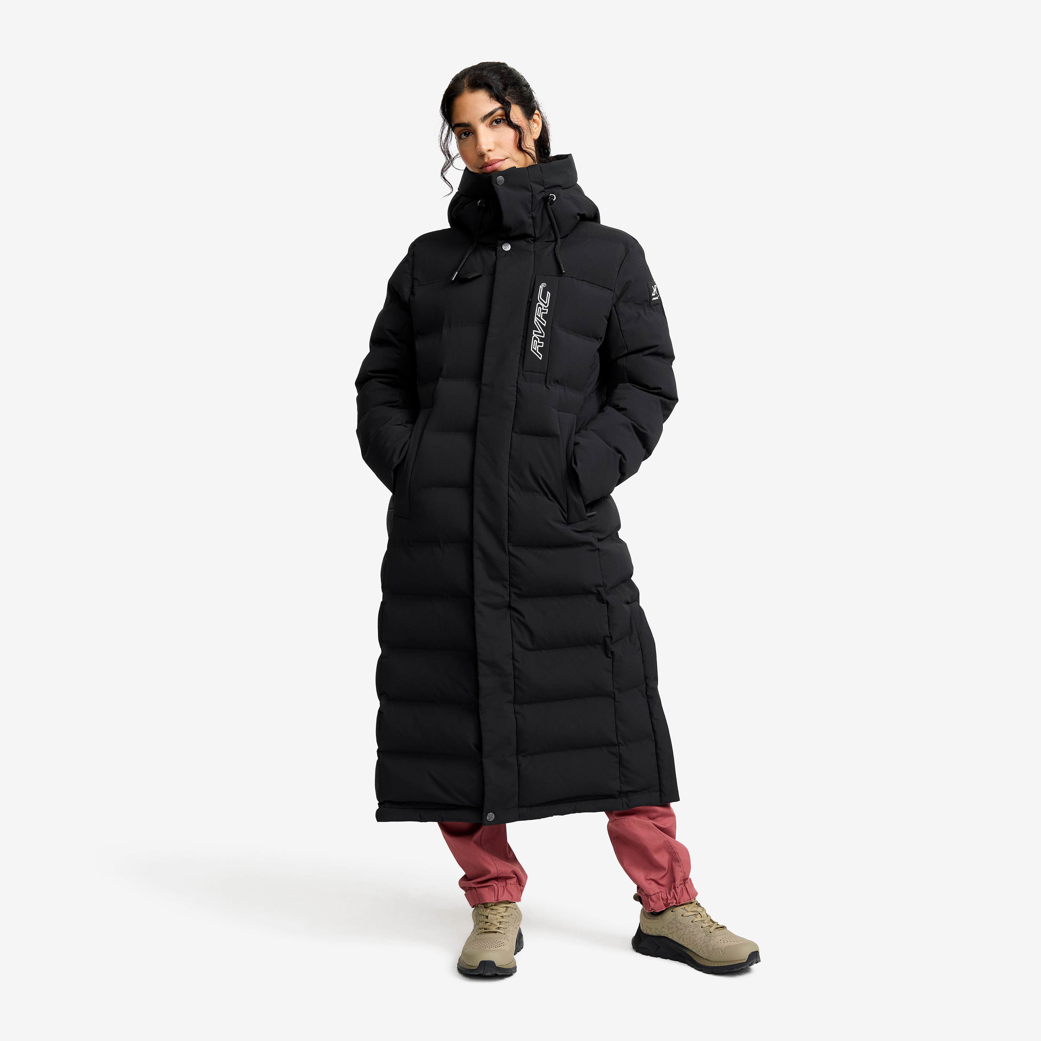 Scenic Insulated Long Parka Dame Black