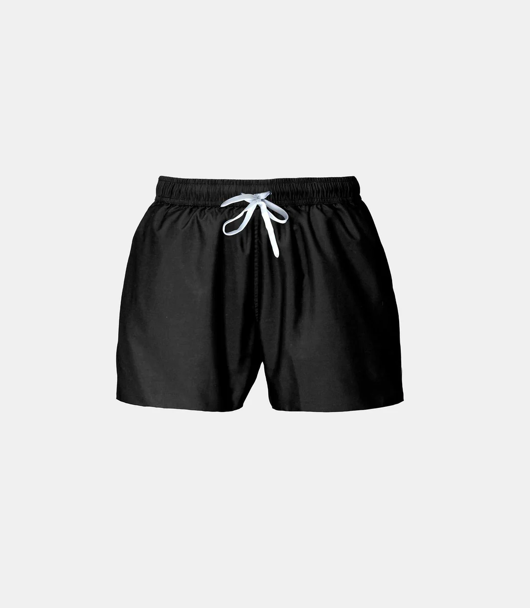 Maillot de bain uni noir 
