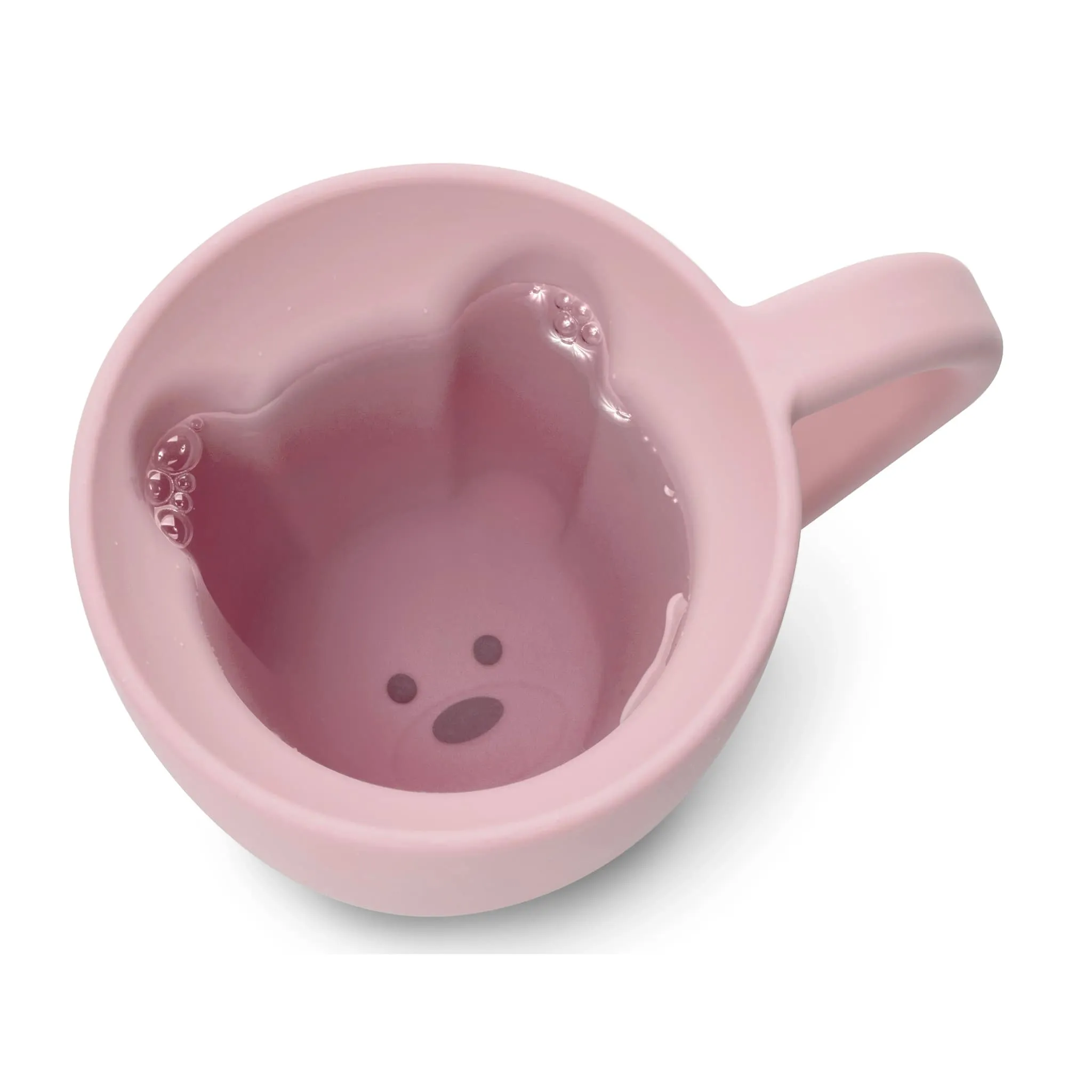 Melii Tasse (2) Ours en Silicone 200ml - Rose  Gris
