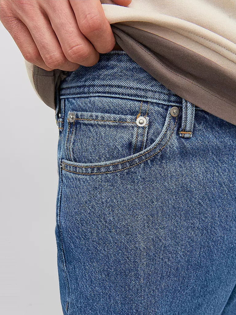 JACK & JONES Jeans Baggy Fit JJIALEX JJORIGINAL blau