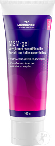 MannaVital MSM Gel Tube 100g