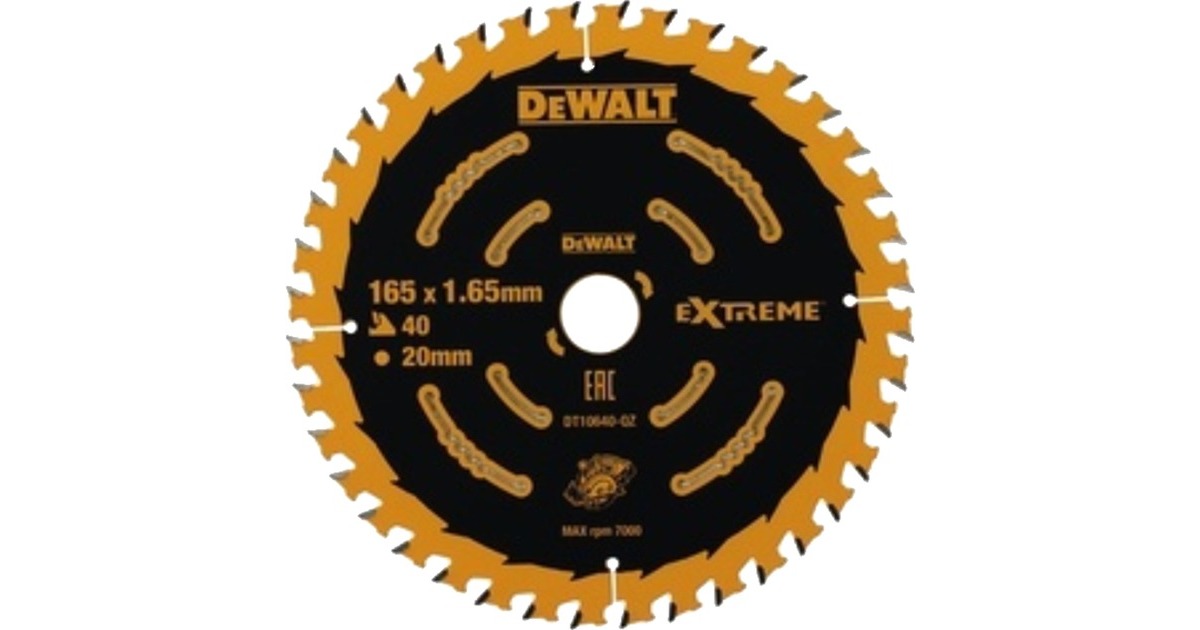 DEWALTCirkelzaagblad DT10640  (165/20mm)