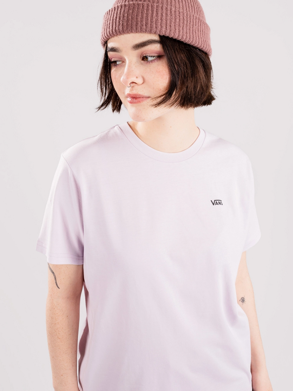 Vans Left Chest Logo T-Shirt lavender fog