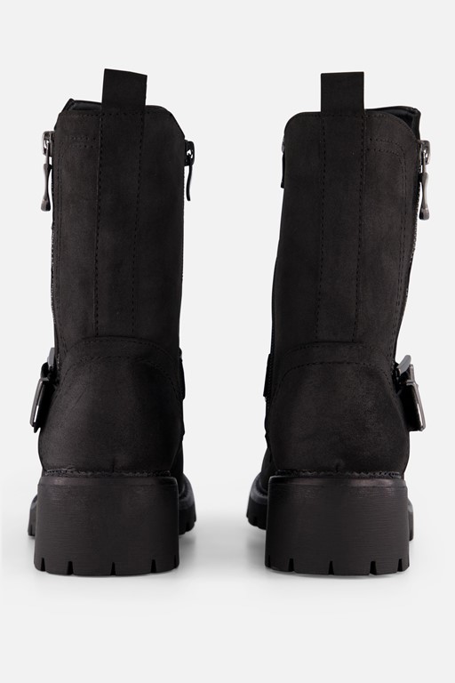 Supercrack Biker boots zwart Pu