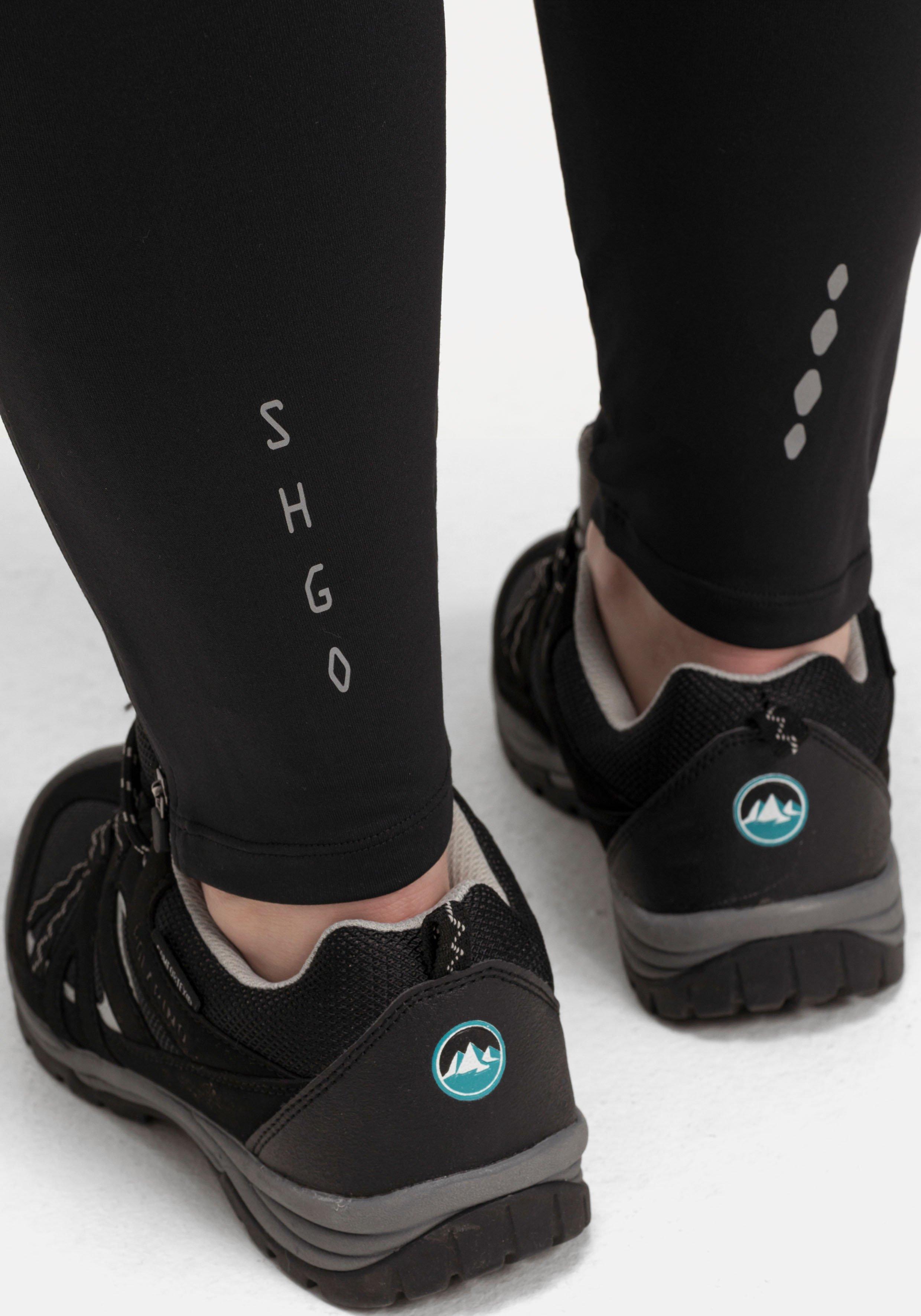 Fahrradleggings mit Reißverschluss am Saum
