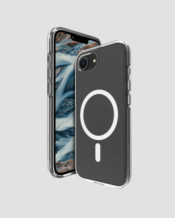 iPhone 16e Hardcase Hülle Clear Case Iceland Pro MagSafe Recycled (IME4CL006601) - Transparent