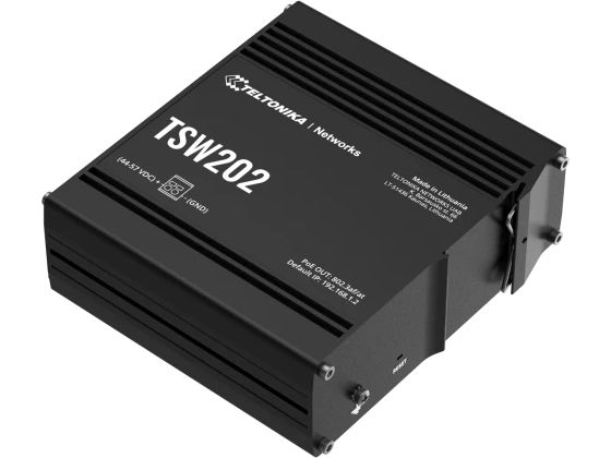 Teltonika Rail PoE  Switch TSW202 10 Port Industrial Managed PoE  Switch