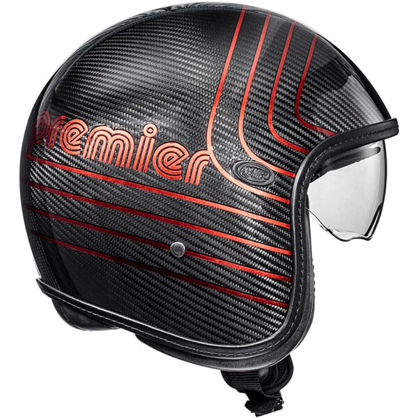 premier - Casque Vintage Platinum Ed Carbon Ex Carbone / Rouge