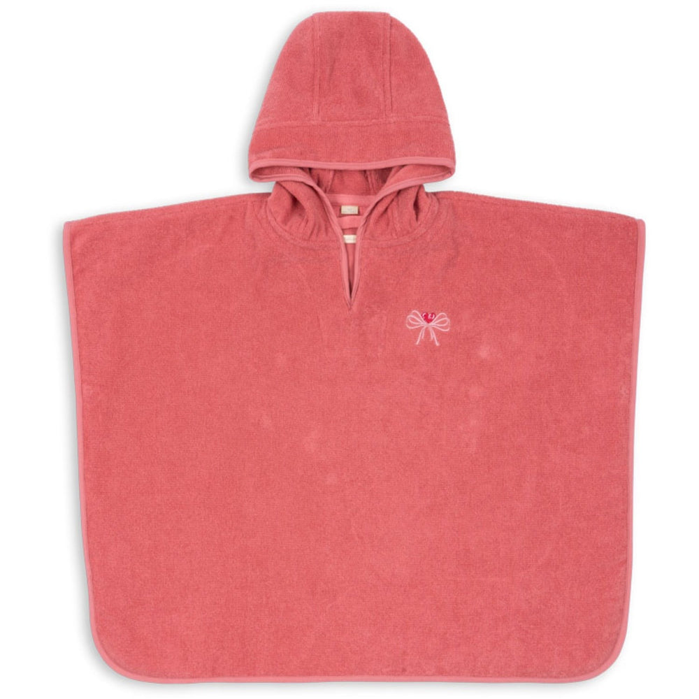 Køb Konges Sløjd Flamingo Plume Terry Poncho Embroidery GOTS