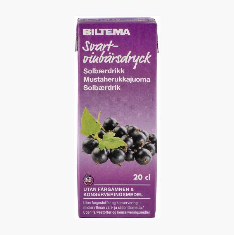 Solbærdrikk, 20 cl