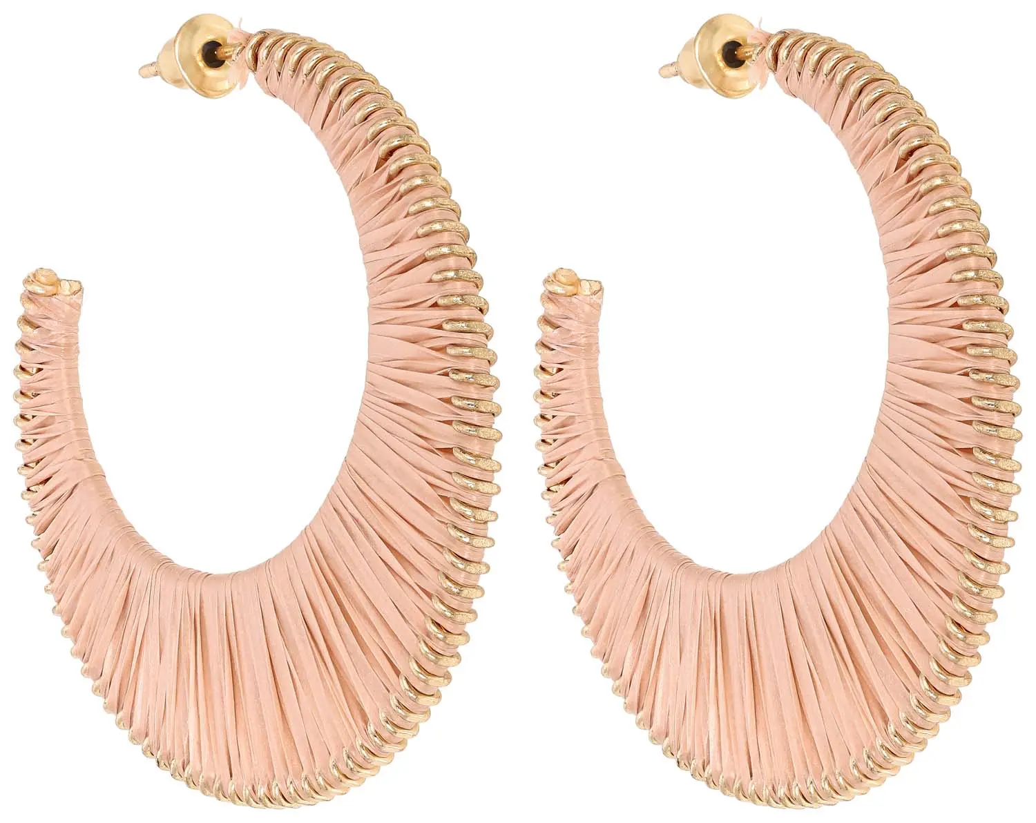 Creolen - Rose Raffia